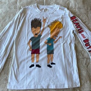 Vintage Beavis and Butthead long sleeve tee